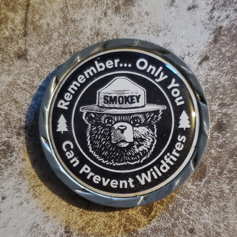 Smokey Bear Wildfire Prevention Coin